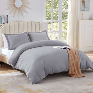 Lifewit Duvet Cover Set Soft Microfiber Bedding 